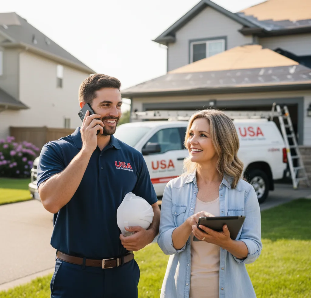 USA Roof Repair Experts customer support in South Lebanon